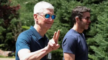O CEO da Apple, Tim Cook, est� deixando o cargo ainda este ano.
