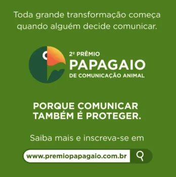 Imagem promocional do 2� Pr�mio Papagaio de Comunica��o Animal