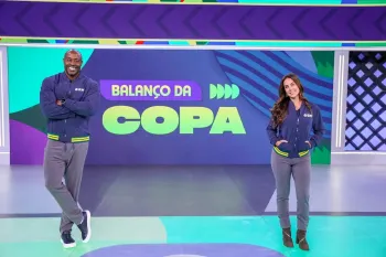 Carol Barcellos e Wallace Neguer� apresentam o Balan�o da Copa (SBT e N Sports)