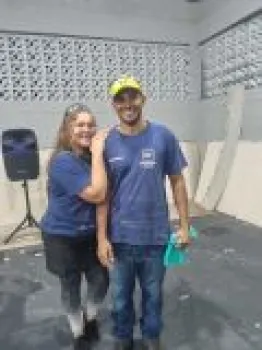 Priscylla de Sousa Vicente dos Santos, de 22 anos, tornou-se empreendedora na constru��o civil e hoje � pintora profissional