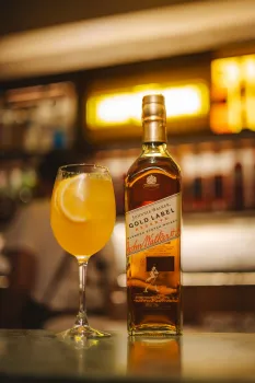 Embaixada Johnnie Walker durante o evento futebol�stico mais famoso do mundo