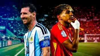 Messi x Yamal (J�lio Azuma / Jovem Pan)