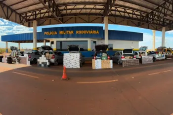 Apreensao deixou prejuizo de R$ 1,9 milhao ao crime. (Foto: Divulgacao/BPMRv/PMMS)