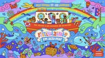 Imagem promocional do Festivalzinho em Alto-Mar