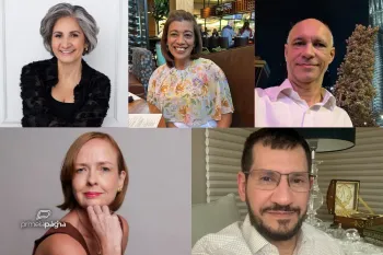 Claudia Duffield, Ricarda Oakley, Dalci Bagolin, Tania Kramm e Ali Kassen falam sobre o jeito de se comunicar em outro pa?s. - Foto: Montagem/Arquivo pessoal