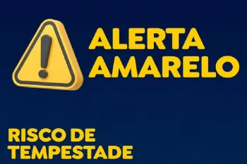 Alerta publicado nas redes sociais da Defesa Civil. (Foto: Defesa Civil)