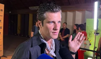 O ator Bruno Gagliasso durante a pr�-estreia do filme Honestino no 4� Bonito Cinesur (Mariane Chianezi)