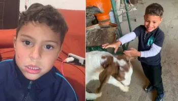 Menino autista desaparece ap�s ir ao banheiro no quintal de casa