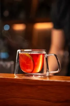 Hot Tea com sake