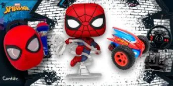 Homem-Aranha Funko e Candide