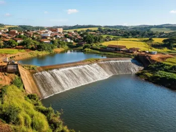 Barragem Imagem gerada por IA