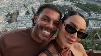 Aline e namorado Reprodu��o/Instagram