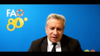 Representante da FAO no Brasil, Jorge Meza, durante participa��o no ABMRA Ideia Caf� (Divulga��o ABMRA)