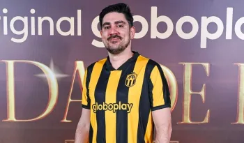 Marcelo Adnet em evento de divulga��o de 'Jogada de risco' Foto: Globo/Bob Paulino