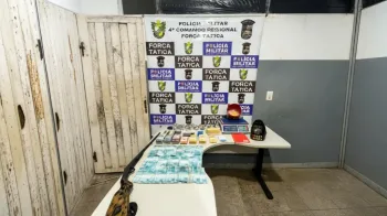 Policiais militares da For�a T�tica do 4� Comando Regional
