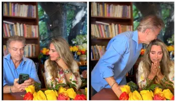 Bruna Lombardi e o marido, Carlos Alberto Riccelli - Instagram/Bruna Lombardi