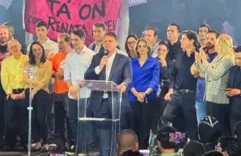 Tarc�sio de Freitas durante conven��o