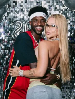 Vini Jr. junto de Virginia em festa de despedida - Reprodu��o/Instagram