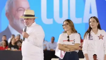 Lula na conven��o do PT em Salvador