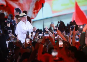 PT oficializou a candidatura de Lula e Alckmin � reelei��o durante conven��o em SP