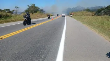 Os inc�ndios pr�ximos �s rodovias tamb�m impactam a fauna silvestre. Com o fogo, os animais buscam locais seguros e podem acabar transitando pelas vias.