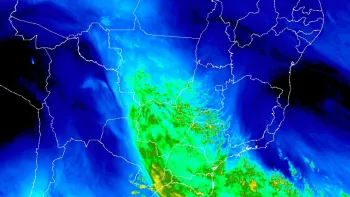 Imagem de sat�lite do Inmet, de 3 de agosto de 2026