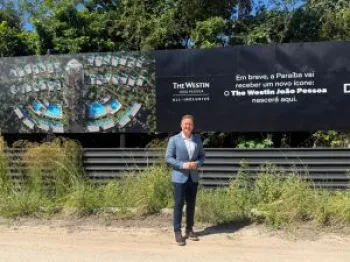 Paulo Mancio em visita ao futuro The Westin Jo�o Pessoa
