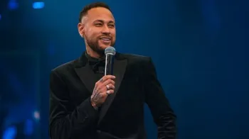 Neymar em evento do Instituto Neymar J�nior (Imagem: Reprodu��o)
