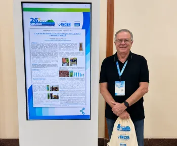 Secret�rio de Meio Ambiente, Carlos Alberto Biella, no 26� ENCOB Encontro Nacional de Comit�s de Bacias Hidrogr�ficas, em Vit�ria (ES)