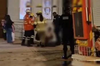 V�tima foi agredida a pauladas e buscou abrigo em igreja
