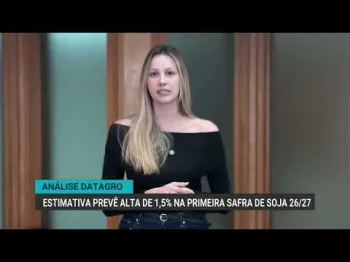 Datagro prev� alta de 1,5% na primeira safra de soja 26/27