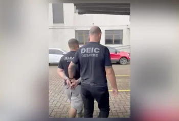 Alexandre Albara � investigado por integrar quadrilha que compra fuzis no RS e os transporta para a Rocinha Foto: Reprodu��o