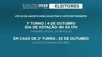 Candidatos � presid�ncia nas elei��es de 2026 (Foto: Reprodu��o/Canal Rural)