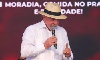 Em evento, presidente afirmou que n�meros de combate ao desmate atingiram melhores �ndices desde 2016 (Reprodu��o / Youtube / Lula)