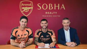Bruno Guimar�es � anunciado pelo Arsenal. (Reprodu��o)