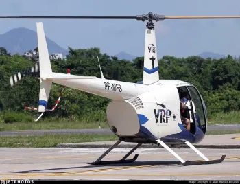Modelo da aeronave que caiu na Vista Chinesa neste s�bado era de empresa de voos panor�micos Foto: Reprodu��o