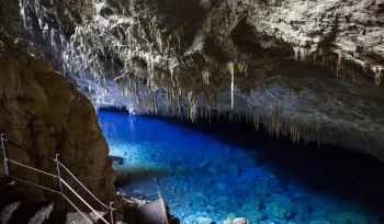 Sinfra abre licita��o para contratar empresa que asfaltar� estrada at� a Gruta Lagoa Azul. Foto: Divulga��o