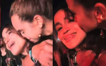 Nanda Costa e Emilie Rey curtem festival em clima de romance - Reprodu��o do Instagram