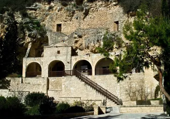Mosteiro de Agios Neophytos, no Chipre. Foto: Wikimedia