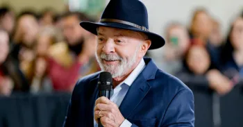 Lula em discurso no Instituto Mau� (Foto: Ricardo Stuckert)