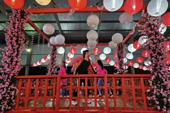 Bon Odori presta homenagens �s pr�ticas ancestrais japonesas, desde a m�sica e dan�a � culin�ria (Foto: Reprodu��o/UFMS)