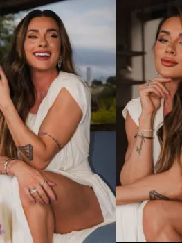Juju Salimeni compartilhou com os seguidores antes e depois de perder 10kg - Reprodu��o / Instagram