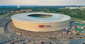 Tarczynski Arena, em Vars�via, na Pol�nia. Divulga��o/Tarczynski Arena