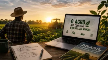 Imagem gerada por IA para o Canal Rural