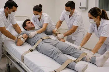 Conten��o f�sica de pacientes psiqui�tricos deve seguir normas. (Foto: Ilustrativa)