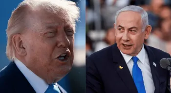 Kushner e Netanyahu, 12 de abril de 2026. Jacquelyn Martin/Pool via REUTERS
