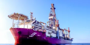 Sonda de perfura��o NS-42, respons�vel pela perfura��o do po�o em �guas profundas do Amap� - Foto: Petrobras/Divulga��o