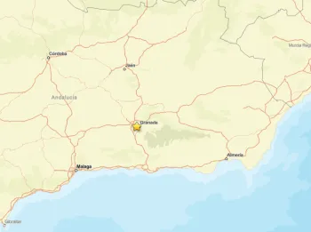 Terremoto de magnitude 4,9 atinge Granada, na Espanha (Cr�dito: USGS)