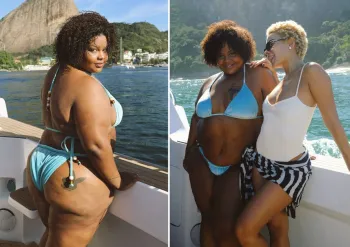MC Carol aparece de biqu�ni em passeio ap�s perder 65kg Foto: Gustavo de Lima/Reprodu��o/Instagram