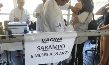 S�o Paulo (SP), 18/08/2026 - Posto de vacina��o contra o Sarampo na Esta��o Metr� Tucuruvi em S�o Paulo. Fotos: Paulo Pinto/Ag�ncia Brasil